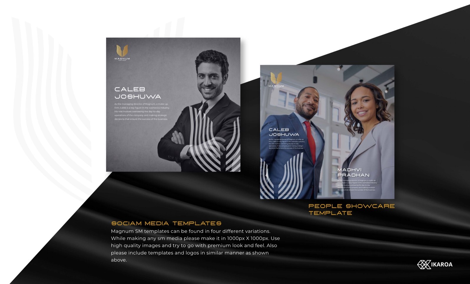 Magnum Ventures Team and partner templates